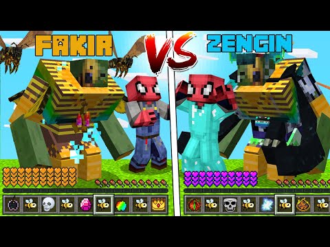 FAKİR ARI ZOMBİ VS ZENGİN ZOMBİ (KAZANANA BÜYÜK HAZİNE!) 🐝 - Minecraft