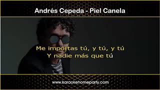 Karaoke Andres Cepeda piel canela