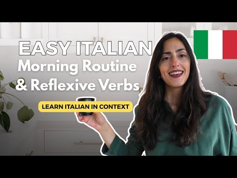 Slow Italian for Beginners - Morning Routine in Easy Italian (Learn in Context)