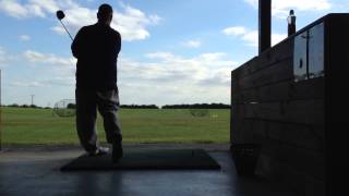 220yrd drive straight down the line