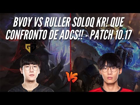 BVOY VS RULER NA SOLOQ KR! CONFRONTO INTENSO - LOL REPLAYS