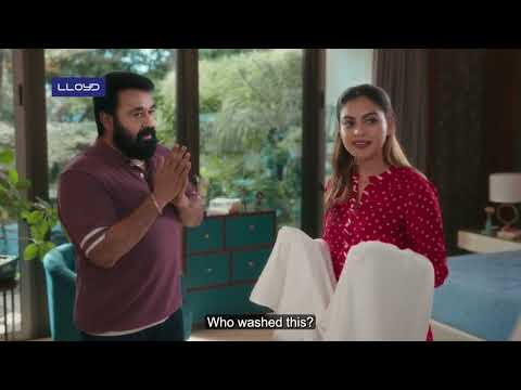 Experience the Essence of Caring with Lloyd Estello Washing Machine with in-built heater | Mohanlal
