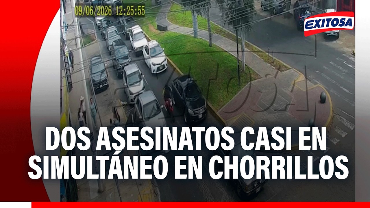 🔴🔵 Dos asesinatos se produjeron este martes casi en simultáneo en Chorrillos