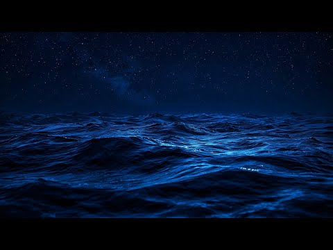 Gentle Ocean Sounds ASMR – Inner Peace & Serenity at Night | Beach Waves for Relaxation Deepsleep