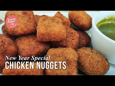 Chicken Nuggets (New Year Special Snacks) | Crispy & Crunchy Chicken Nuggets Recipe by YRR