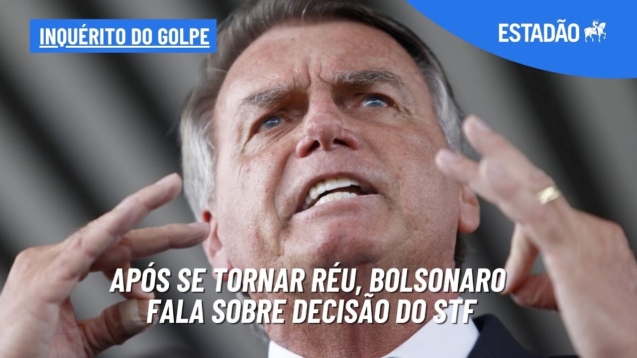 Após se tornar réu, Bolsonaro fala sobre decisão do STF; veja íntegra