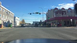 Driving my Mustang in Downtown Whitehorse, Yukon