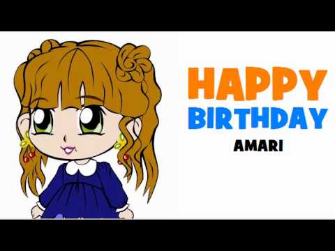 HAPPY BIRTHDAY AMARI!