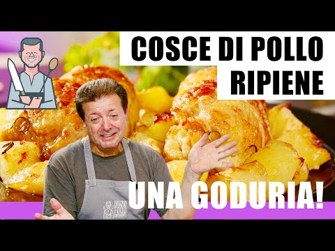 COSCE DI POLLO RIPIENE AL FORNO - Piatto succulento!
