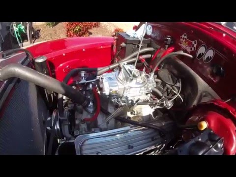 New quick fuel 750 carburator on a 1948 chevy