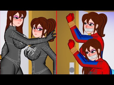 Knock Knock Transition Tiktok Spider Girl and She Venom Animation Version