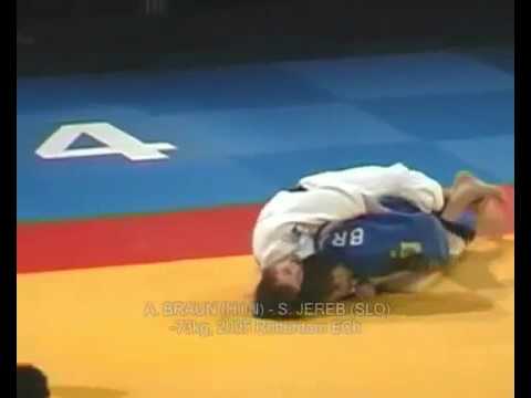 JUDO 2005 European Championships: Akos Braun (HUN) - Saso Jereb (SLO)