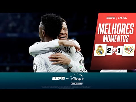 Gols e lances de Real Madrid x Rayo Vallecano
