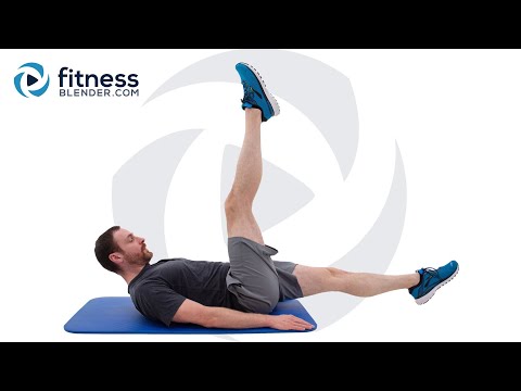 45 Minute HIIT and Abs Home Workout - No Equipment Remix Cardio and Core