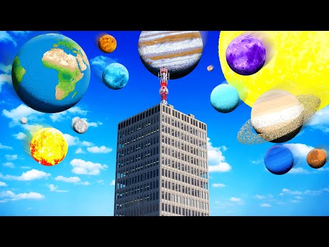Small To Big Planets vs Dynamic Buildings #3 | Teardown
