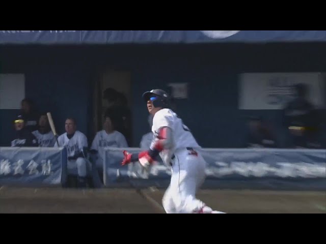 【練習試合】ベテランの一発!! ライオンズ・炭谷銀仁朗 対外試合チーム第1号のホームラン!!  2025年2月22日 埼玉西武ライオンズ 対 斗山ベアーズ