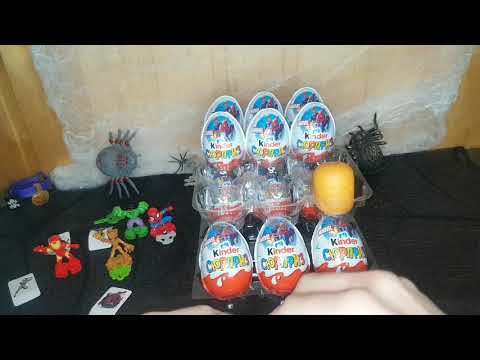 # MARVEL KINDER SURPRISE🕷НОВИНКА СЕЗОНА 20/21. #Супергерои из комиксов. #Грут,#Халк,#Енот и другие