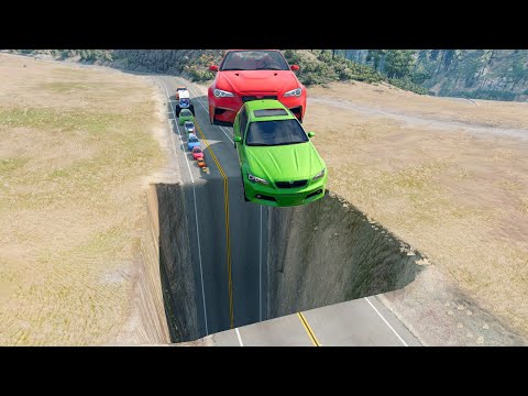 🔔  Big & Small Cars vs Square GIANT Pit #21 💥🕳️ – BeamNG.drive | CRAZY Crashes! Impala BeamNG