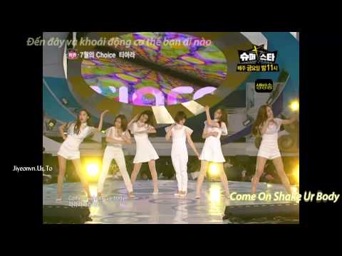 [Vietsub + Kara] Wanna Play - T-ara @ Mnet MCD 090730 Debut Stage