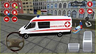 Download lagu Direksiyonlu Ambulans oyunu 3D #415 American Ambulance Simulator  Ambulans oyunları Android Gameplay mp3