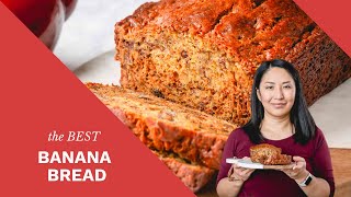 The BEST banana bread you'll ever make!