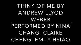 Think of Me by Andrew Lloyd Weber (Flute Trio)