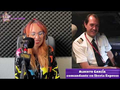 Alberto Garcia comandante en Iberia Express