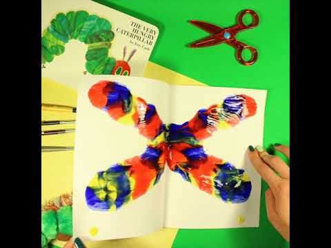 Butterfly Painting | Very Hungry Caterpillar Activities for Kids