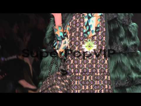Models walk the runway during Anna Sui - Fall 2013 Merced...