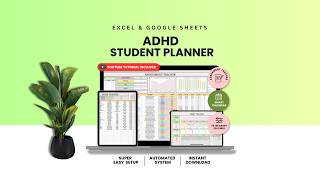 Student Planner Assignment Tracker | Student Spreadsheet | Google Sheets Tutorial