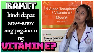 ANO ANG EPEKTO NG VITAMIN E | Vitamin E capsule for skin| MYRA E 400 IU EFFECTS | Simply Shevy