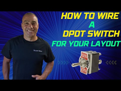 How To Wire a Double Pole Double Throw Toggle Switch for Your Model Train Layout | DPDT Switch