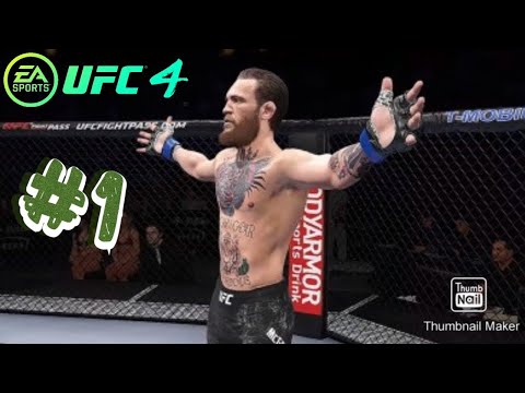 UFC 4 Career Mode Walkthrough Gameplay Part 1 -  Knockout