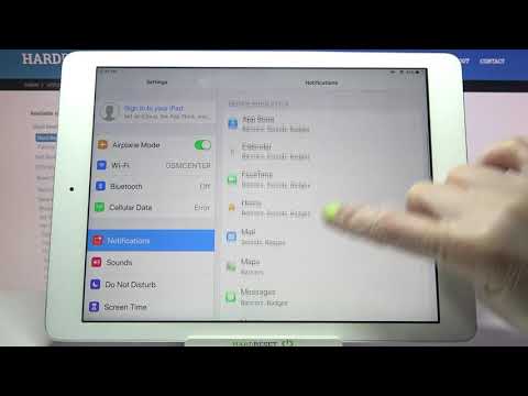 How to Turn On/Off App Notifications on IPAD AIR – Notification Settings