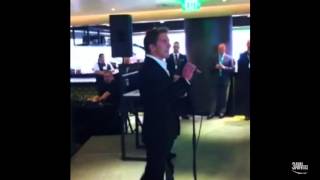 Hugh Sheridan sings &#39;Come Fly with Me&#39;