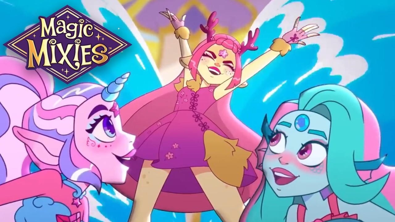 The MYSTERIOUS New Girl!❓ | Magic Mixies | Cartoon movies | Moose Squad