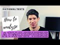 How to analyze atmosphere (setting, mood, tone) in a fictional text - explanation and examples
