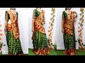 Gujrati style saree draping with unique tips / How to drape Sidha pallu saree