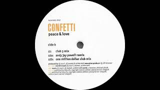 [Classic Trance] Confetti – Peace & Love (One Million Dollar Club Mix) (B2) [1999]