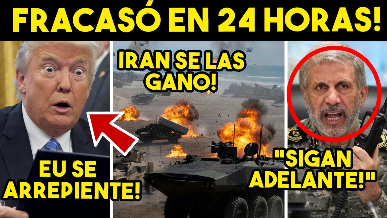 FRACASO TOTAL! TRUMP NO AGUANTO, IRAN LO DOBLA. SE CAE PLAN EU, DECISION ULTIMA HORA. ADIOS