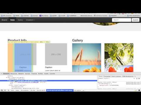 Bootstrap 3  The Complete Guide Course #23- Create The Products Thumbnails