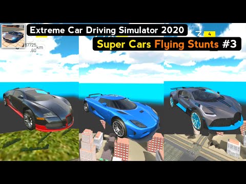 Extreme Car Driving Simulator All Cars Flying Stunt 2021 #3 - Super Car Stunt Game