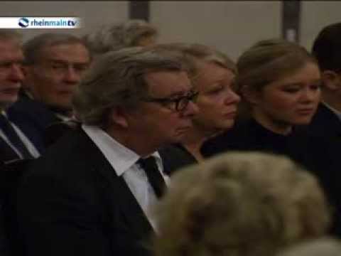 Trauerfeier für Marcel Reich-Ranicki auf dem Frankfurter Hauptfriedhof