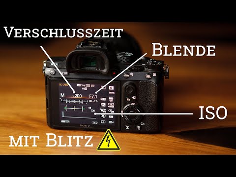 Das Bild muss schwarz sein - Kameraeinstellung für Studio Fotografie mit Blitzen