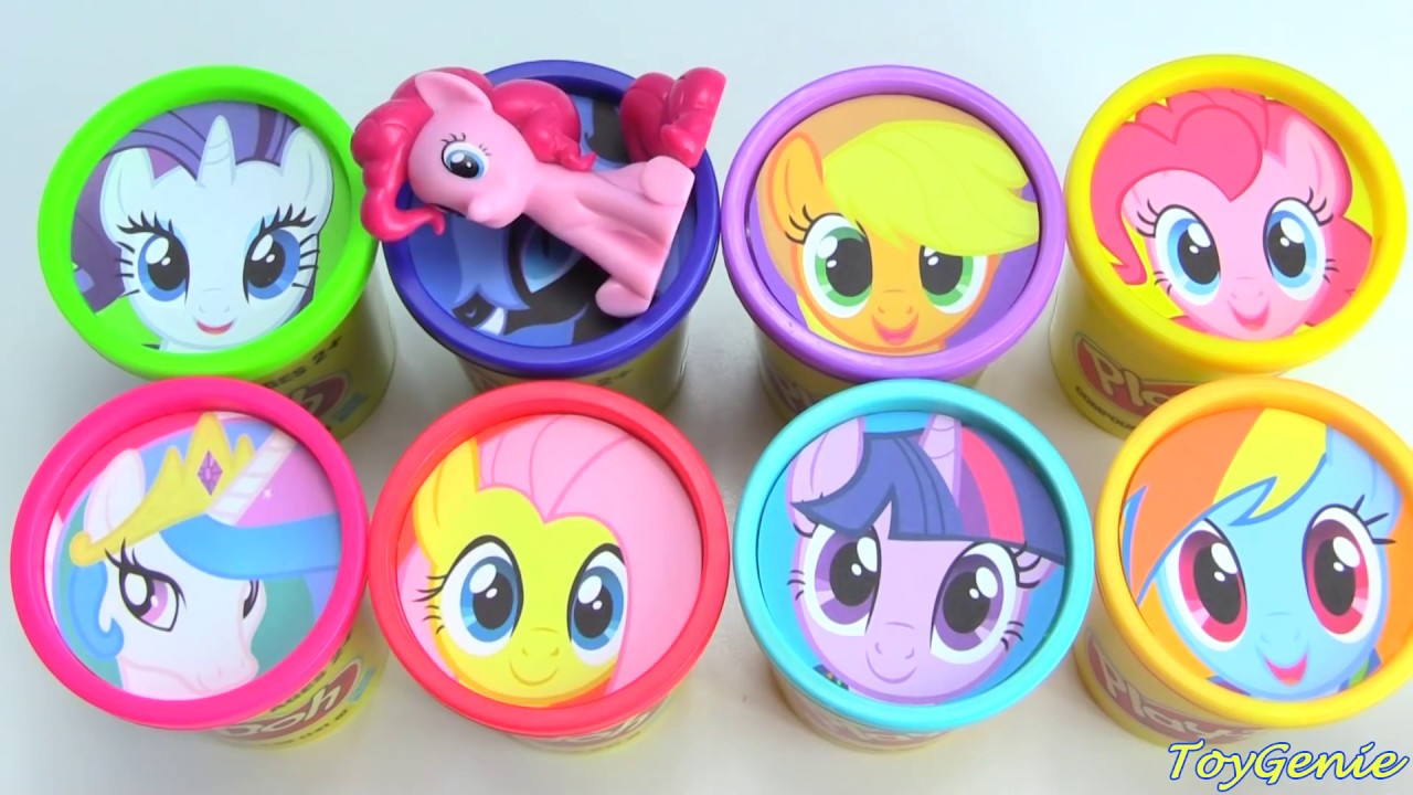 My Little Pony Play Doh Surprises MLP Twilight Sparkle, Princess Celestia, Pinkie Pie