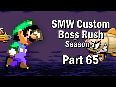 SMW - Custom Boss Rush Part 65 (344 - 349) "Attack of the Final Bosses"