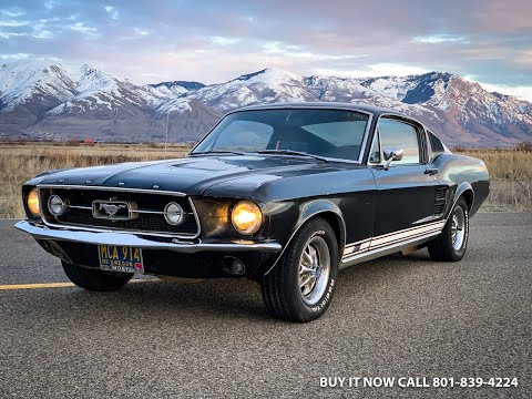 1967 Ford Mustang GT Fastback "S Code" 390 V8 4-SPEED Manual - Marti Certified Matching Numbers RARE