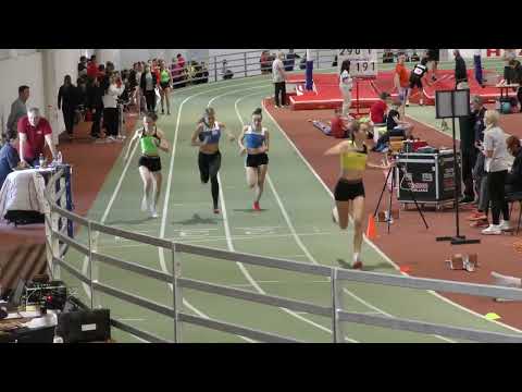 200m [Ž], 7 skupina, brončana Laura Matko - Dvoransko PH za kadete i kadetkinje 2022