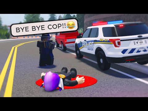 I Was Shot While On Duty.. Police Chase Ends Bad! (Roblox)