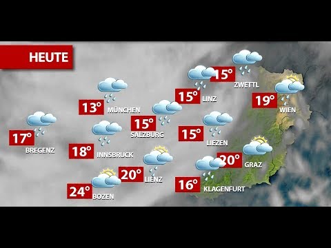 Aktuelle Wetterprognose für Dienstag (21.05.2019)